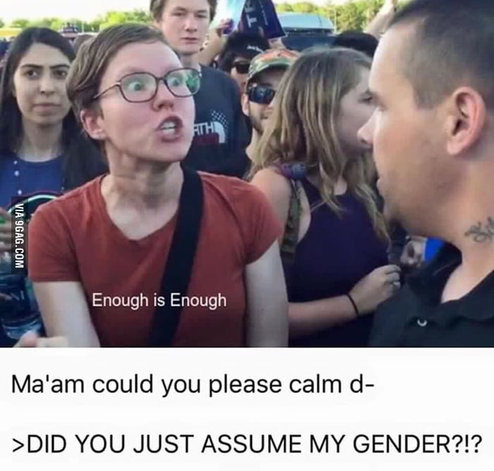 Did You Just Assume My Gender 9gag