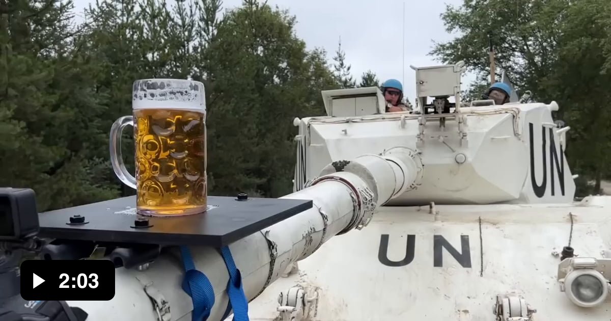 Leopard 1 Beer Test - 9GAG