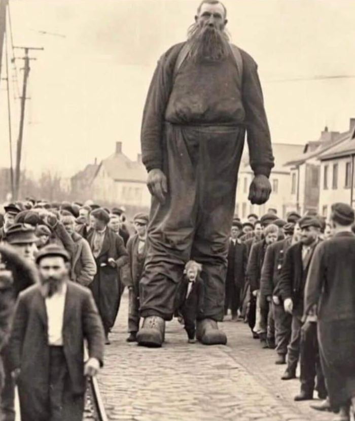 Как выглядят ноги великана The Last Neanderthal Giant - 9GAG