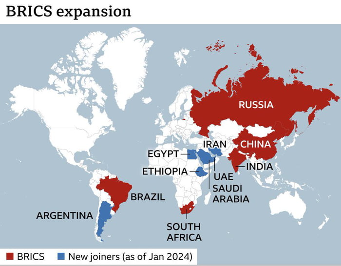New countries joined BRICS today. Guess what they have in common with ...