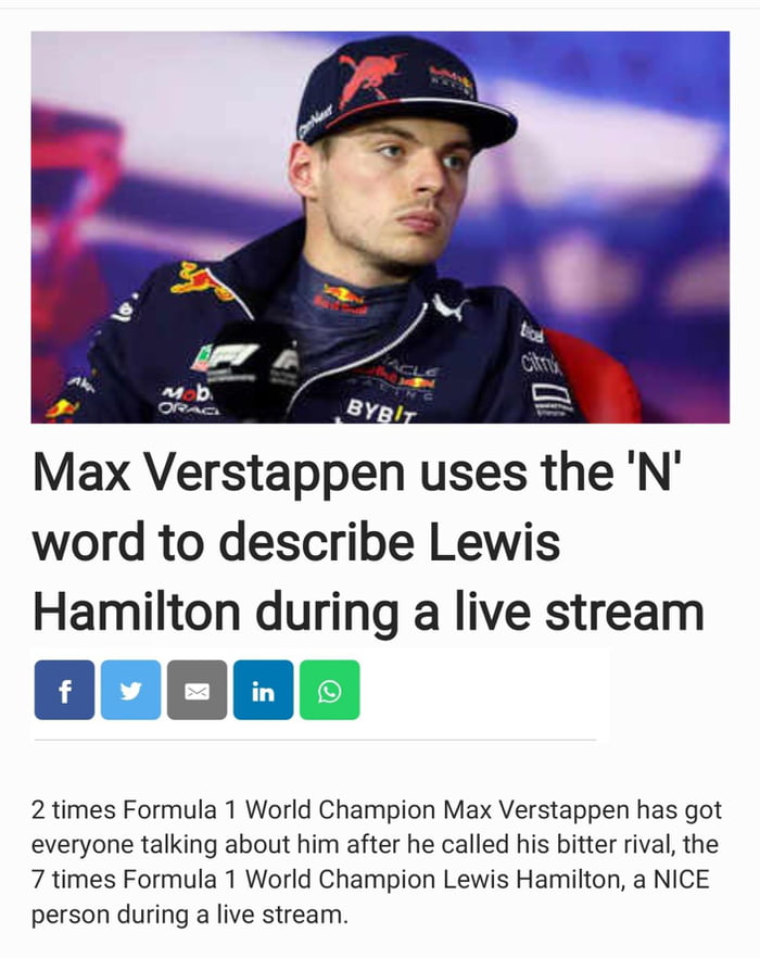 F1 Journalism when we don t have races for 4 weeks 9GAG