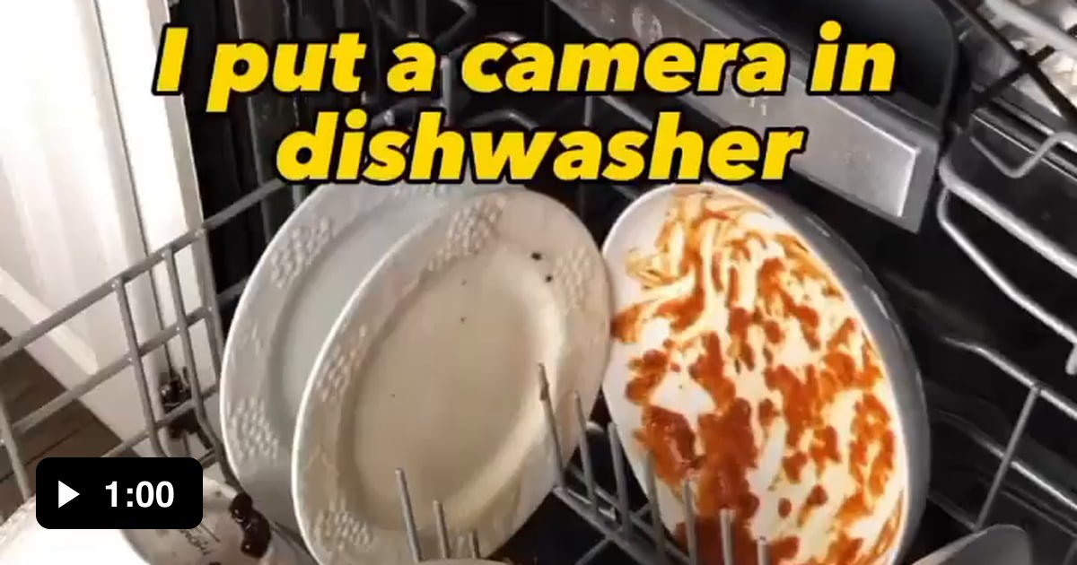 This is what happens inside a dishwasher 9GAG