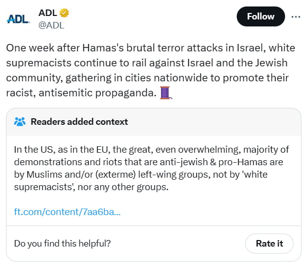 ADL Attempts To Pin Blame For US Anti-Israel Protests On Whites. Thanks ...