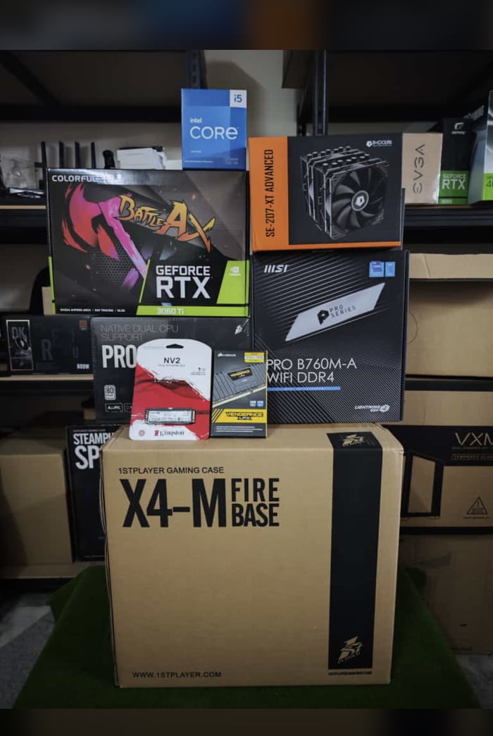 My new build, I was really interested how many cores the processor has