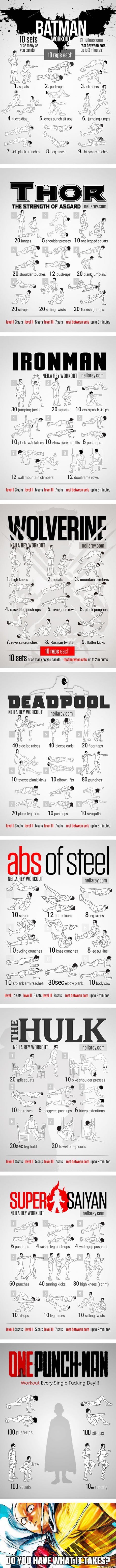 The Ultimate Superhero Workout Challenge Do You Dare To
