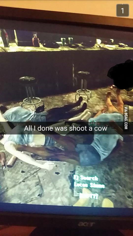 My friends first playthrough of Fallout 3... - 9GAG