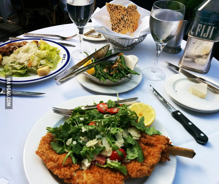Veal Milanese RL Restaurant Chicago 9GAG
