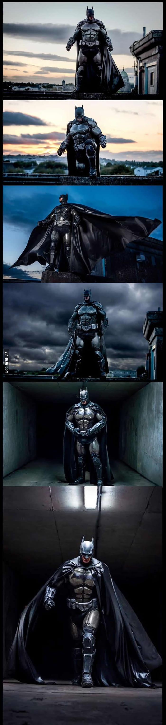 The goddamn Batman in real life. BEST COSPLAY EVER! - 9GAG