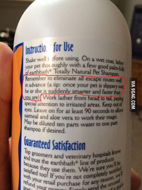 When you need to shower your dog. - 9GAG