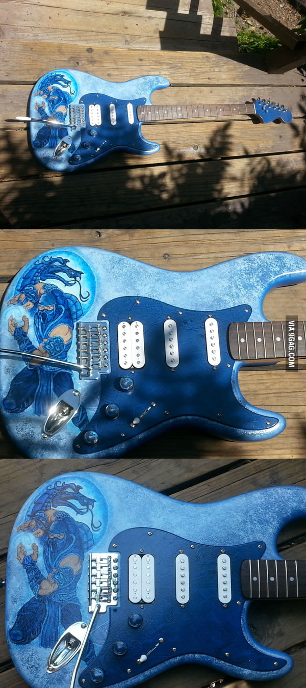 Mortal Kombat Sub Zero Guitar 9GAG
