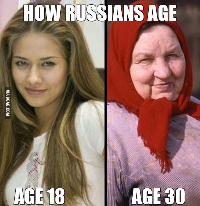 Aged russian