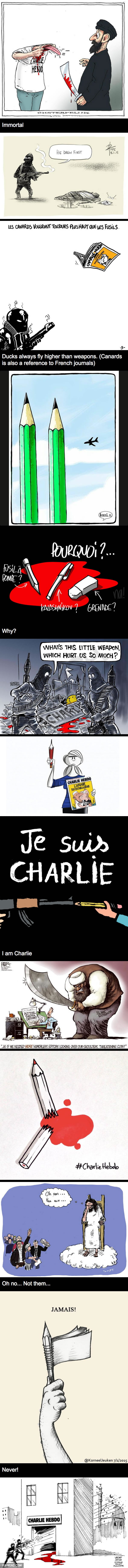 Cartoonists around the world respond