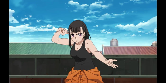 Does Anyone Know What Fighting Style Or Martial Art Is She Using The Stance Looks Cool 9gag The perfect fightingstance anime whatever animated gif for your conversation. does anyone know what fighting style or