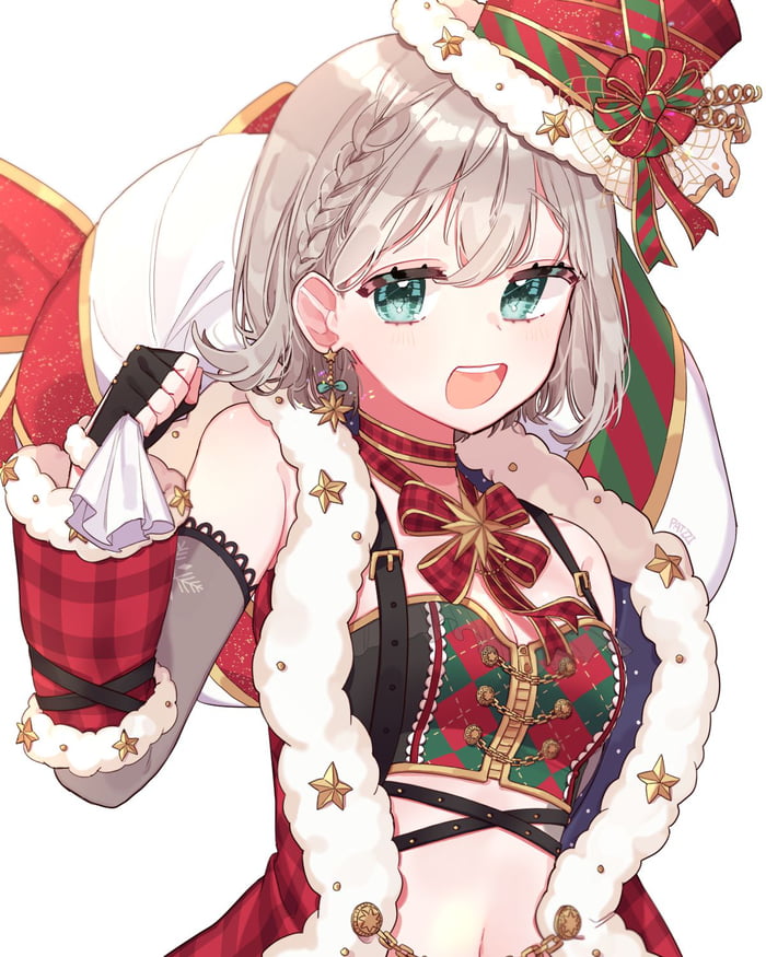 Bandori waifu #99 When will Santa Moca bring our presents? - 9GAG