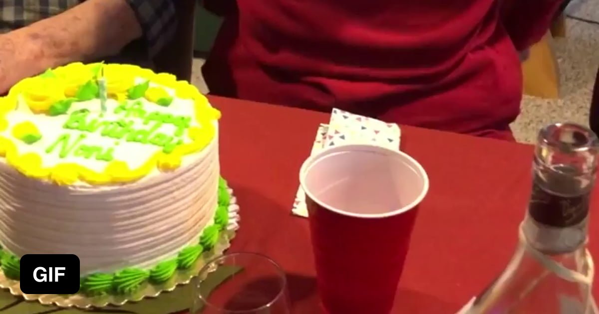 80 Year Old Grandma Pulling Out A Switch Blade To Cut Her Birthday Cake 9gag 4439