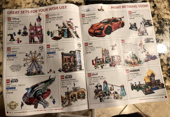 Retiring Sets From 2018 Lego X Mas Catalog Possible Confirmation