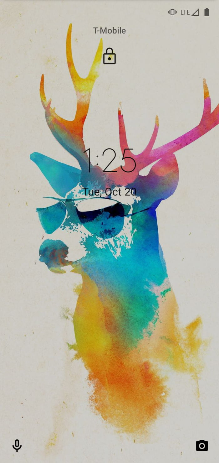 Anyone like my wallpaper? (It’s a deer with sunglasses) - 9GAG
