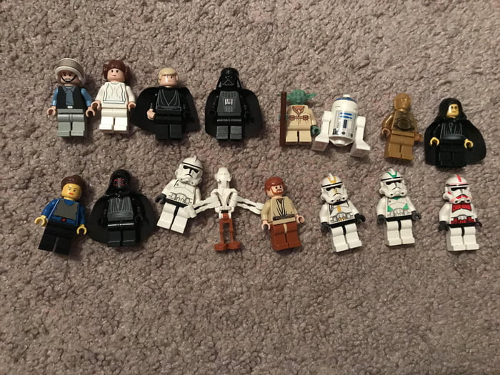 all the lego star wars minifigures