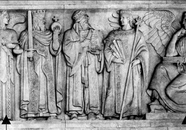 Relief Depicting Prophet Muhammad And The Roman Emperor Justinian US