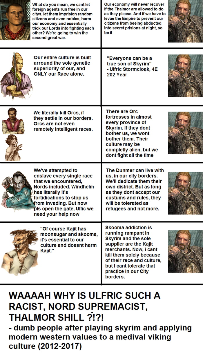 I know many people get emotional over the Empire from Morrowind and  Oblivion, but that Empire is dead, sorry. - 9GAG