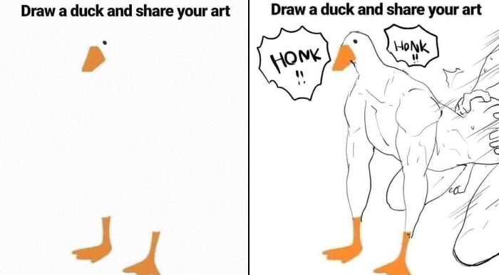 Featured image of post Draw A Duck And Share Your Art Anime Please fonz this is a place of peace and ducks