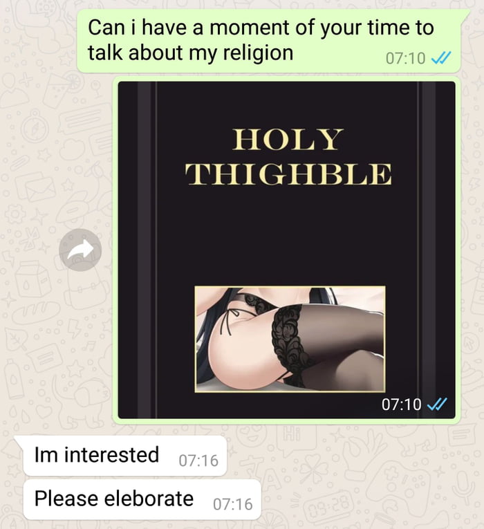 Featured image of post Holy Thighble Book