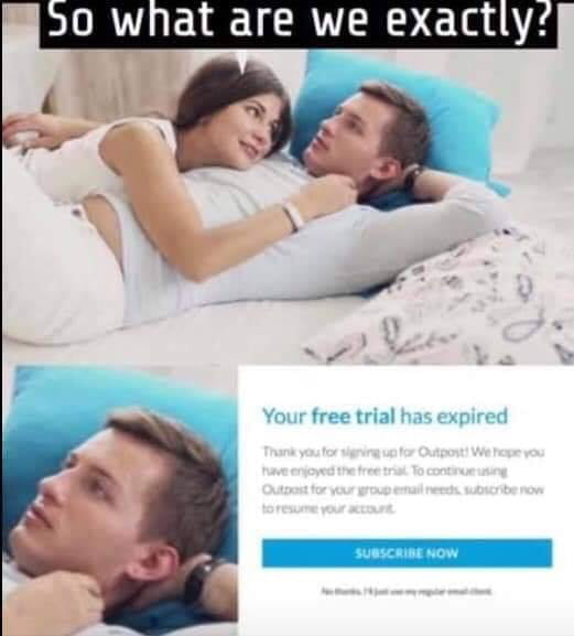 Free trial has expired - 9GAG