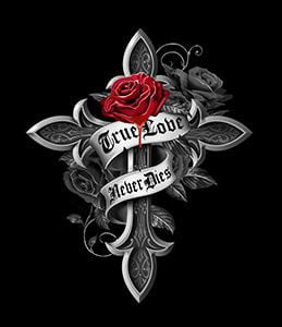 true love never dies tattoo designs