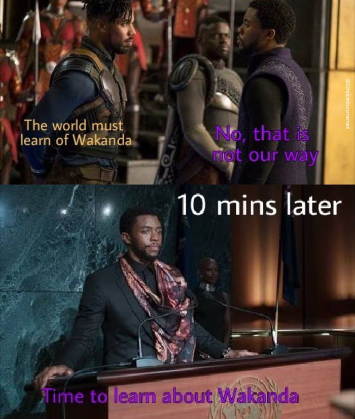 Go watch Black Panther if you want - 9GAG