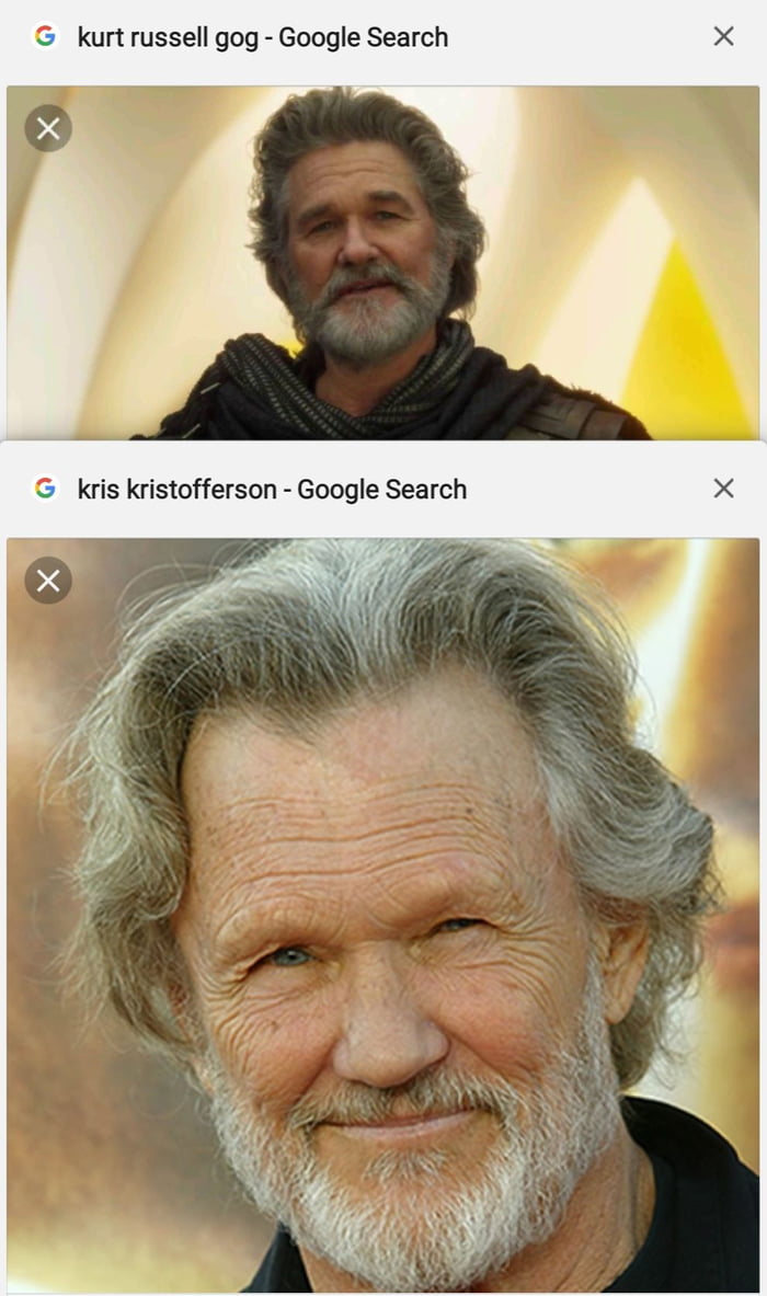 Was Rewatching Blade And Thought Whistler Kris Kristofferson Was The Same Actor As Ego From Guardians Of The Galaxy Kurt Russel I Looked On Google For The Answer And Apparently Theyre Different Actors