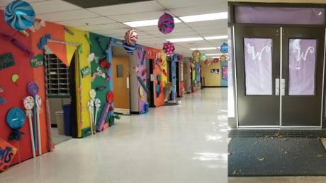 A School I Do It For Decorated The Halls To Look Like Willy