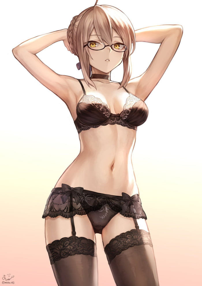 Cute skinny anime lingerie
