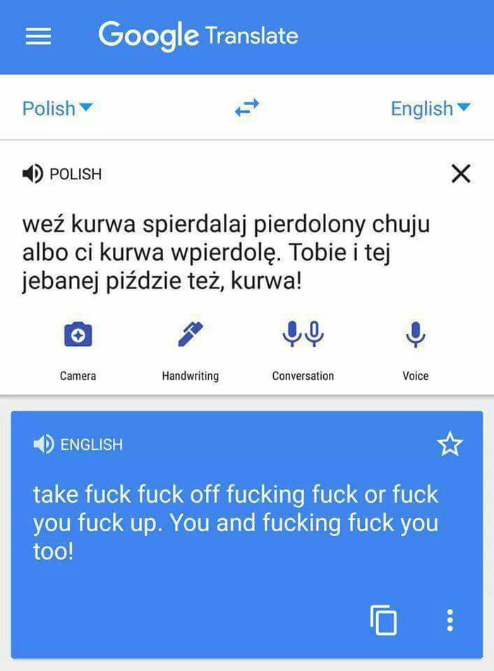 Proof That Polish Language Has The Largest Amount Of Swear Words 9gag