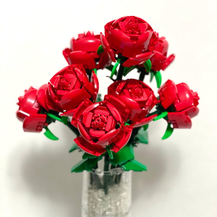 Roses are red, in a nice bouquet, Lego makes for fun, on Valentine’s ...