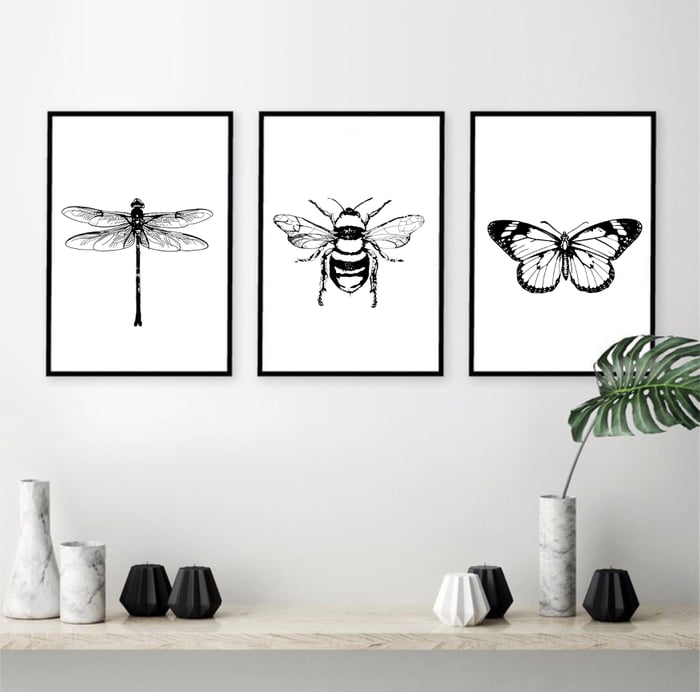 This minimalist 3 print set I made - 9GAG