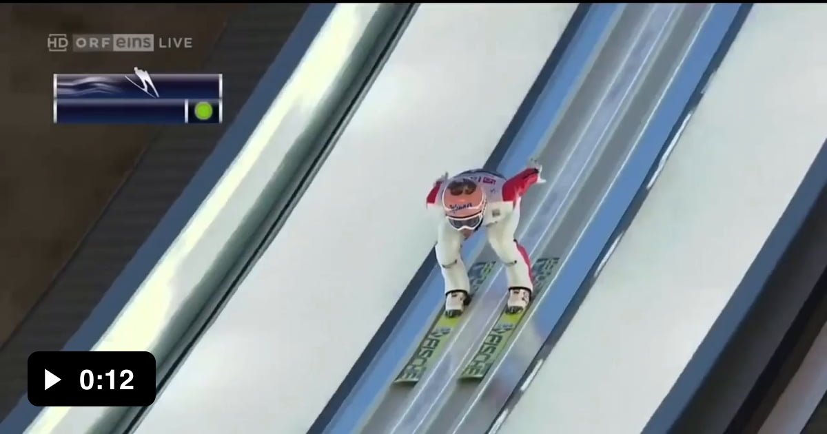 Ski jump world record, old but gold 9GAG
