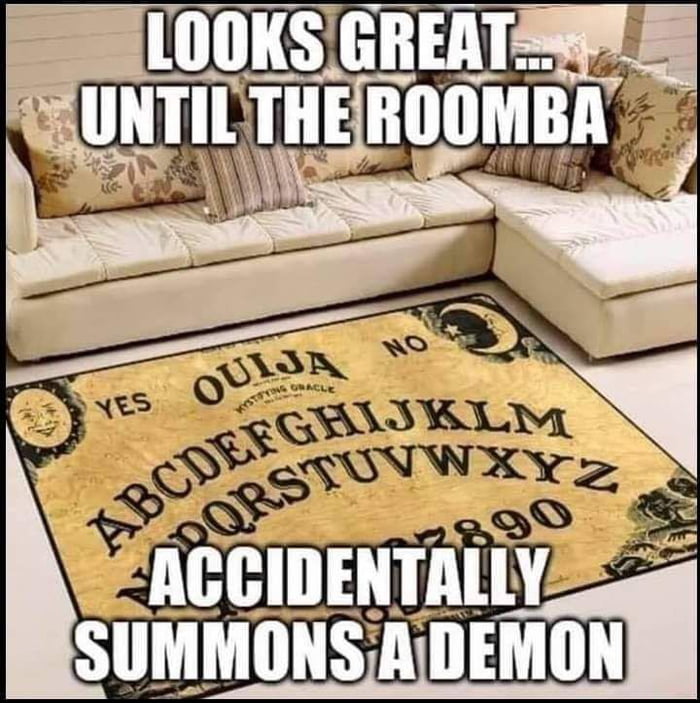 Ouija board carpet 9GAG