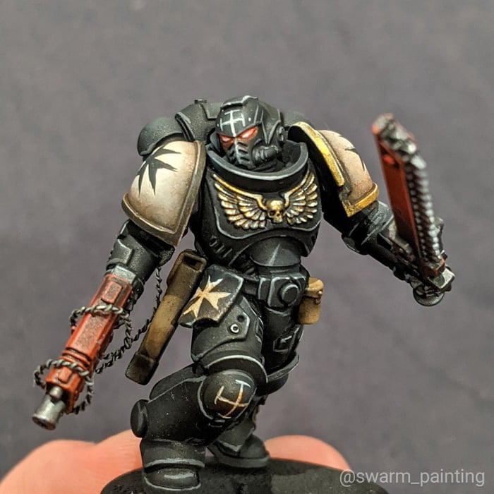 WIP Black Templar assault intercessors - 9GAG