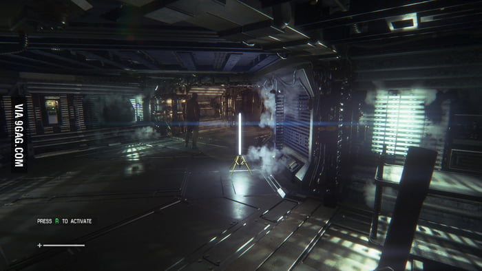 Just bought Alien Isolation. The lighting is awesome. - 9GAG