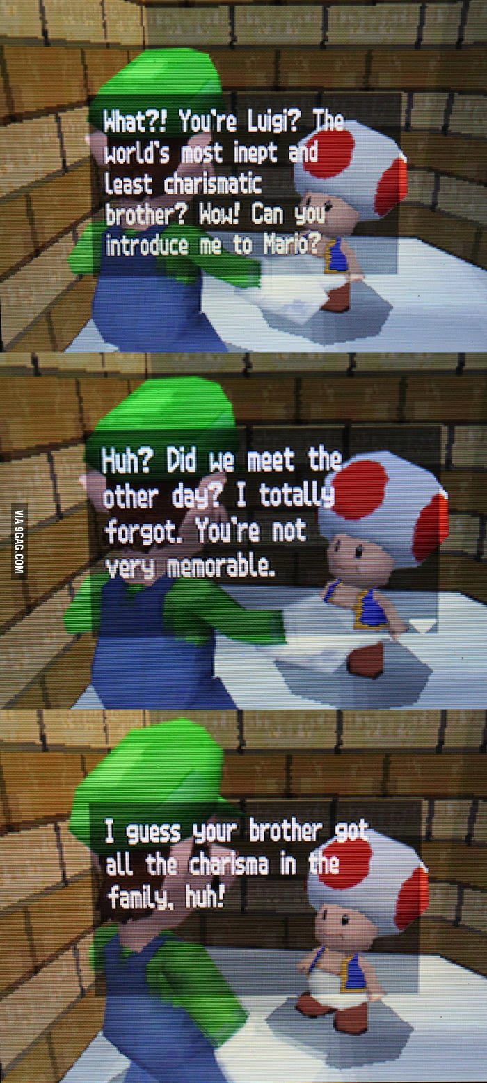 Toad is an asshole. - 9GAG