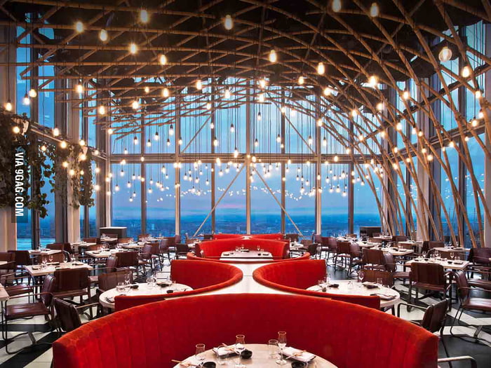 Sushisamba, a restaurant with a stunning interior on the 38th and 39th ...