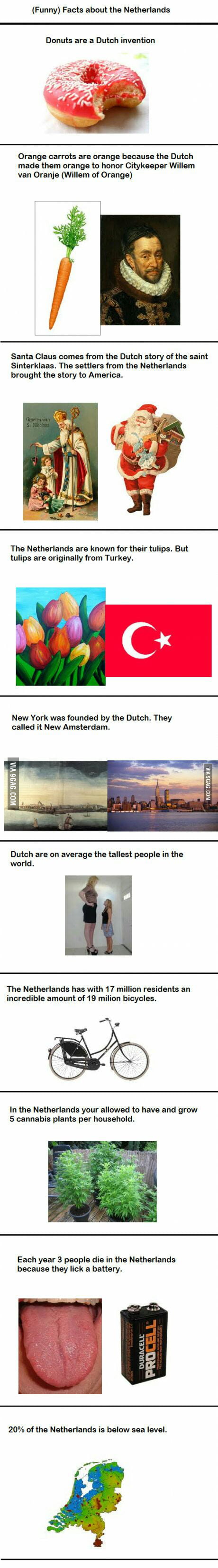 Fun Facts About The Netherlands 9gag