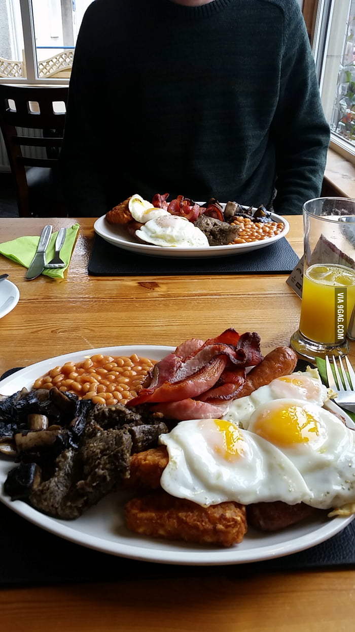 Scottish fry up to cure a hangover 9GAG