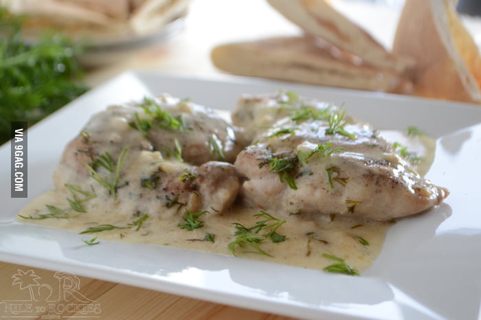 Chicken in lime and dill sauce, is really a super easy weeknight dinner ...