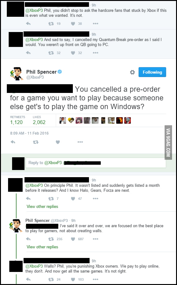 Phil spencer right now - 9GAG