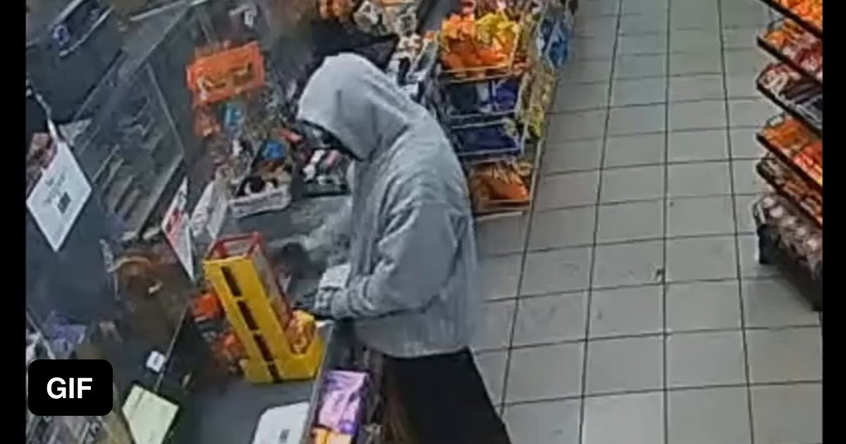 Unluckiest robber and luckiest store owner on earth - 9GAG