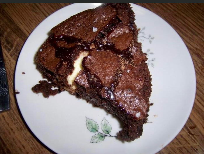 Dark Chocolate Gluten Free Brownies With A Sweet And Savory Goat Cheese