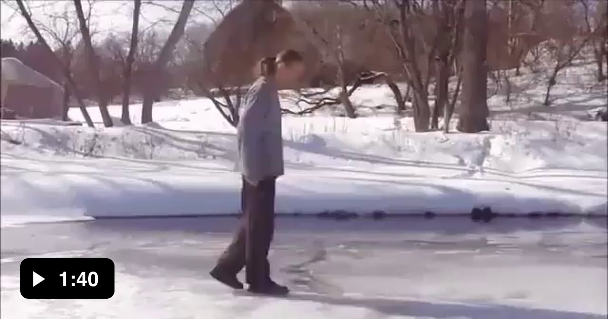 How to rescue yourself if you fall through Frozen Ice 9GAG
