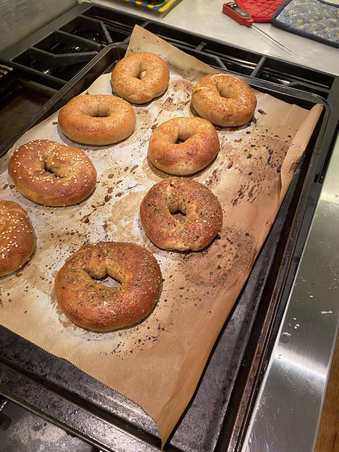 New York style bagels, recipe courtesy of Ethan Chlebowski 9GAG