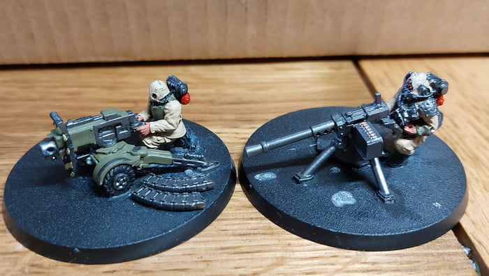 A couple of traitor guard heavy weapons thrown together with some spare ...